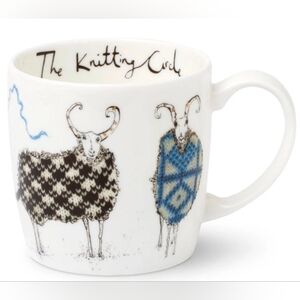 ANNA WRIGHT The Knitting Circle Sheep Mug